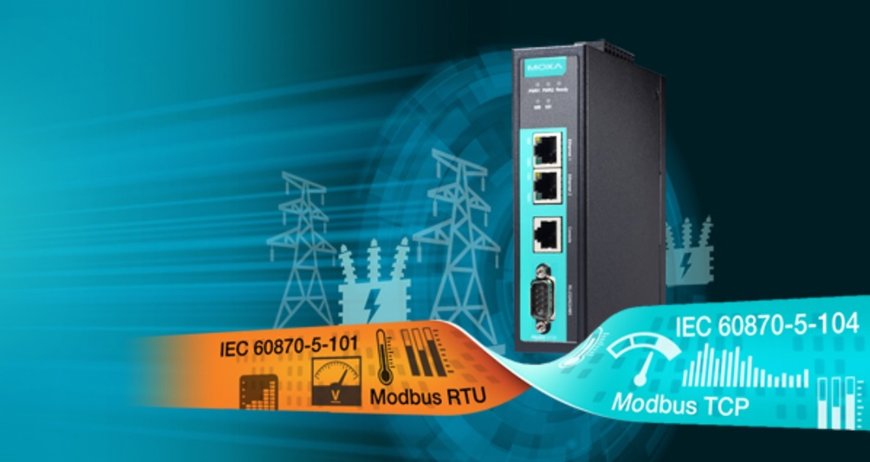 Moxa presenta i nuovi gateway di protocollo Modbus da IEC 101 a IEC 104 per facilitare l’aggiornamento tecnologico della rete elettrica